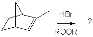 <strong>What is the expected major product for the following reaction?    </strong> A) I B) II C) III D) IV E) V <div style=padding-top: 35px> 