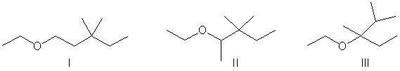 <strong>What is the expected major product for the following reaction?      </strong> A) I B) II C) III D) IV E) V <div style=padding-top: 35px> 