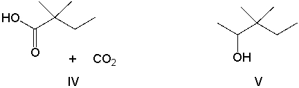 <strong>What is the expected major product for the following reaction?      </strong> A) I B) II C) III D) IV E) V <div style=padding-top: 35px> 