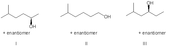 <strong>What is (are) the expected major product(s) for the following reaction sequence?    </strong> A) I B) II C) III D) I and II E) I and III <div style=padding-top: 35px> 