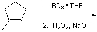 <strong>What is the expected major product for the following reaction sequence?    </strong> A) I B) II C) III D) IV E) V <div style=padding-top: 35px> 