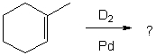 Identify the major organic product generated from the reaction shown.