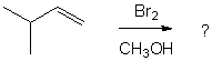 What is the expected major product for the following reaction?    