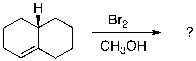 Identify the structure(s) of the expected major organic product(s) of the following reaction. Draw the products in the expected chair conformations and include regiochemical and/or stereochemical details as needed.