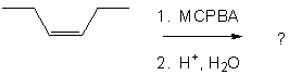 For the reaction sequence below, identify the expected major product(s).