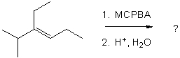 For the following dihydroxylation reaction which of the following statements is correct regarding the expected products?
