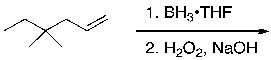 What is the expected major product for the following reaction sequence?