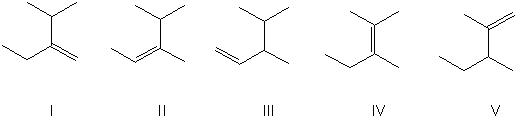 For the reaction sequence shown, what is the expected major product?
