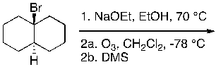 What is the expected major product of the following reaction sequence?