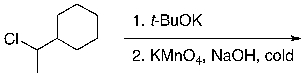 What is the expected major product of the following reaction sequence?
