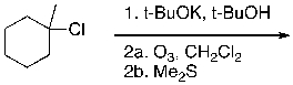 What is the expected major product of the following reaction sequence?