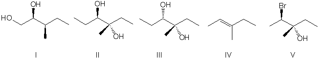 For the following reaction sequence, which molecule is expected as the major product?