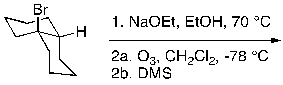 What is the expected major product of the following reaction sequence?