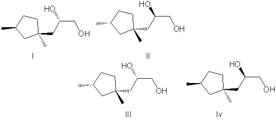 For the following reaction sequence, identify the expected major organic products and provide their stereochemical relationship.