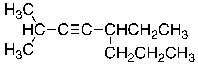 <strong>What is the IUPAC name for the molecule shown below? </strong> A) 2-methyl-5-propyl-3-heptyne B) 5-ethyl-2-methyl-3-octyne C) 1-isopropyl-3-ethyl-1-hexyne D) 6-methyl-3-propyl-4-heptyne E) 4-ethyl-7-methyl-5-octyne