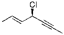 <strong>What is the IUPAC name for the molecule shown below? </strong> A) (4R,5Z)-4-chlorohept-5-en-2-yne B) (4S,5E)-4-chlorohept-5-en-2-yne C) (2E,4S)-4-chlorohept-2-en-5-yne D) (2E,4R)-4-chlorohept-2-en-5-yne