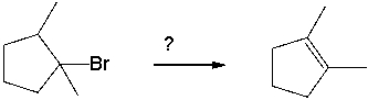 <strong>Select the best reagents for the reaction below. </strong> A) NaOtBu B) HBr C) H<sub>2</sub>SO<sub>4</sub> D) NaOH E) NaSH