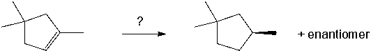 <strong>Select the best reagents for the reaction below. </strong> A) 1. OsO<sub>4</sub>; 2. NaHSO<sub>3</sub>, H<sub>2</sub>O B) 1. Hg(OAc)<sub>2</sub>, H<sub>2</sub>O; 2. NaBH<sub>4</sub> C) H<sub>2</sub>, Pt D) 1. BH<sub>3</sub>∙THF; 2. H<sub>2</sub>O<sub>2</sub>, NaOH E) 1. O<sub>3</sub>; 2. DMS