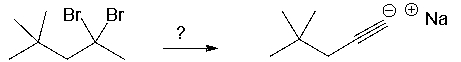 <strong>Select the best reagents for the reaction below. </strong> A) 1. OsO<sub>4</sub>; 2. NaHSO<sub>3</sub>, H<sub>2</sub>O B) H<sub>2</sub>SO<sub>4</sub>, H<sub>2</sub>O, HgSO<sub>4</sub> C) NaOH D) excess NaNH<sub>2</sub> E) 1. O<sub>3</sub>; 2. DMS