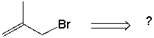 <strong>Using retrosynthetic synthesis, determine which compound(s) could lead to the bromoalkene shown below in a single step. </strong> A) I or III B) I or IV C) I D) II E) III