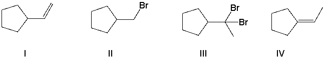 <strong>Perform a retrosynthetic analysis by working backwards two steps in the synthesis below. Identify possible combinations of A and B that can lead to the alcohol (C). </strong> A) B = I and A = VI B) B = VI and A = I C) B = III and A = VII D) B = VII and A = II E) B = VIII and A = V