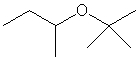 <strong>What is the common name for the following compound? </strong> A) 1-butoxybutane B) sec-butyl isopropyl ether C) sec-butyl t-butyl ether D) n-butyl isopropyl ether E) none of these