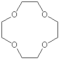 <strong>What is the correct IUPAC name for the following compound? </strong> A) 12-crown-5 B) 12-crown-4 C) 4-crown-12 D) 12-crown-12 E) none of these