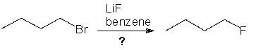 <strong>Identify the missing reagent needed to carry out the following reaction. </strong> A) 12-crown-5 B) 12-crown-4 C) 15-crown-5 D) 18-crown-6 E) none of these