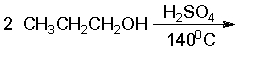 <strong>Predict the product for the following reaction. </strong> A) propene B) diethyl ether C) 1-hexanol D) 1-propoxypropane