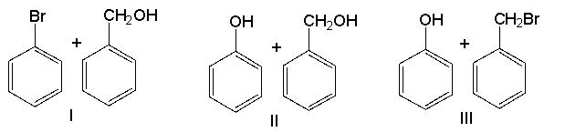 <strong>Predict the product(s) for the following reaction. </strong> A) I B) II C) III D) IV E) V