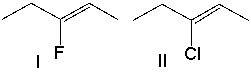 Which of the following alkene groups will produce the stronger signal? Explain why.  <div style=padding-top: 35px> 