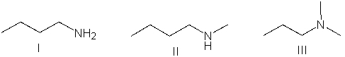 <strong>Which of the following compounds will show an absorption at 2250 cm<sup>-1</sup>?    </strong> A) I B) II C) III D) IV E) V <div style=padding-top: 35px> 