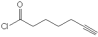<strong>Which of the following is true about the IR spectrum of the compound shown below?  </strong> A) absorptions at 1720 cm<sup>-1</sup> and 2150 cm<sup>-1</sup> B) absorptions at 1800 cm<sup>-1</sup> and 2150 cm<sup>-1</sup> C) absorptions at 1720 cm<sup>-1</sup> and 2250 cm<sup>-1</sup> D) absorptions at 1800 cm<sup>-1</sup> and 2250 cm<sup>-1</sup> E) absorptions at 1650 cm<sup>-1</sup> and 2150 cm<sup>-1</sup> <div style=padding-top: 35px> 