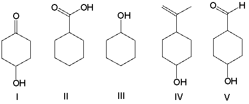 <strong>Which one of the following compounds is consistent with the following IR spectrum?   SDBS: National Institute of Advanced Industrial Science and Technology  </strong> A) I B) II C) III D) IV E) V <div style=padding-top: 35px> 