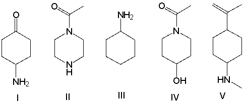 <strong>Which one of the following compounds is consistent with the following IR spectrum?   SDBS: National Institute of Advanced Industrial Science and Technology  </strong> A) I B) II C) III D) IV E) V <div style=padding-top: 35px> 
