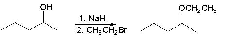 <strong>For the following reaction, which of the following change(s) in the IR spectrum is consistent with conversion of the reactant to the product?  </strong> A) absorption at 3200-3600 cm<sup>-1</sup> should disappear B) absorption at 3200-3600 cm<sup>-1</sup> and 1100 cm<sup>-1</sup> should disappear C) absorption at 1100 cm<sup>-1</sup> should disappear, a new absorption at 3100 cm<sup>-1</sup> should appear D) absorption at 1650 cm<sup>-1</sup> should disappear, a new absorption at 3300 cm<sup>-1</sup> should appear E) none of these <div style=padding-top: 35px> 