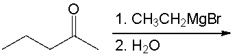 Predict the product for the following reaction and explain how you can use IR spectroscopy to monitor the progress of the reaction.  <div style=padding-top: 35px> 