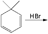 Predict the possible products for the following reaction and provide a curved arrow mechanism for the formation of these products.