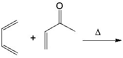 Predict the product for the following Diels-Alder reaction.