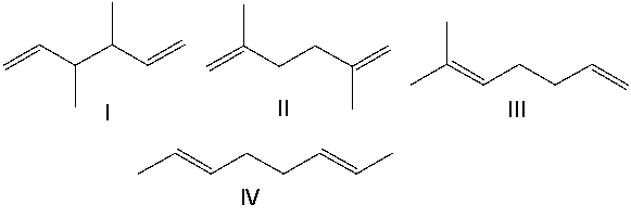 Predict the product for the following Cope rearrangement. A. I B. II C. III D. IV