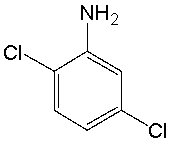 <strong>What is the IUPAC name for the following compound? </strong> A) 3,4-dichloroaniline B) 2,4-dichloroaniline C) 2,5-dichloroaniline D) 3,6-dichloroaniline E) 2,6-dichloroaniline