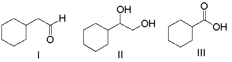 <strong>Predict the product for the following reaction. </strong> A) I B) II C) III D) IV E) V