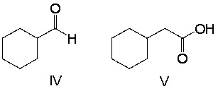 <strong>Predict the product for the following reaction. </strong> A) I B) II C) III D) IV E) V