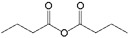 <strong>What is the IUPAC name for the following compound? </strong> A) propanoic anhydride B) butanoic anhydride C) propionic anhydride D) pentanoic anhydride E) butyric anhydride