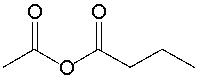 <strong>What is the IUPAC name for the following compound? </strong> A) methanoic propanoic anhydride B) formic propionic anhydride C) ethanoic propionic anhydride D) acetic butyric anhydride E) butanoic ethanoic anhydride