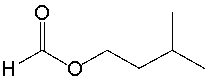 <strong>What is the common name for the following compound? </strong> A) 2-methylbutyl acetate B) 3-methylbutyl acetate C) 2-methylbutyl methanoate D) 3-methylbutyl methanoate E) isopentyl formate