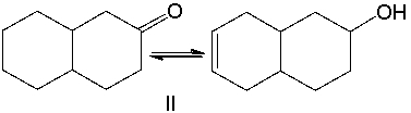 <strong>Which of the following is a keto-enol tautomeric pair? </strong> A) I B) II C) III D) IV E) None of these