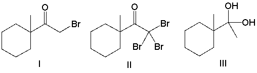 <strong>Predict the major product for the following reaction. </strong> A) I B) II C) III D) IV E) V