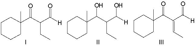<strong>Predict the major product for the following reaction. </strong> A) I B) II C) III D) IV E) V