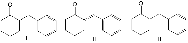 <strong>Predict the product for the following reaction. </strong> A) I B) II C) III D) IV E) V